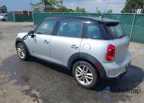 2014 Mini Countryman Cooper S z USA, uszkodzony, nr VIN WMWZC5C54EWM16721